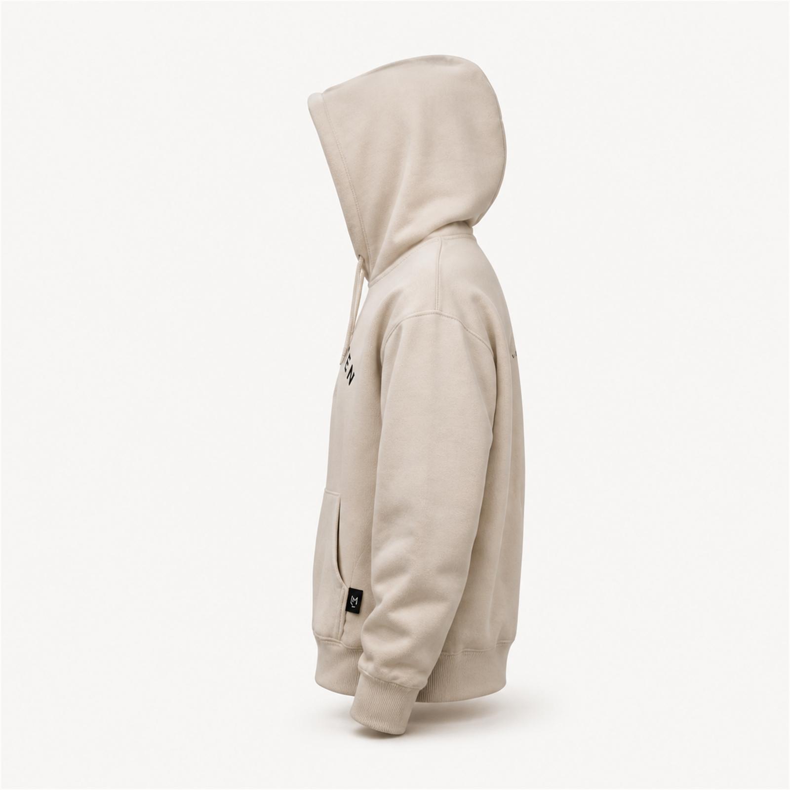 LILMATEEN Arch Logo Heavyweight Hoodie — Cream