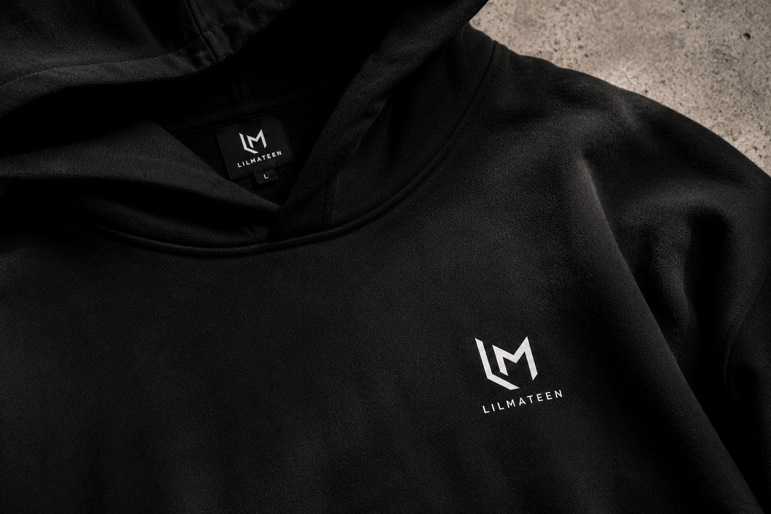 LILMATEEN CORE™ Heavyweight Hoodie — Black